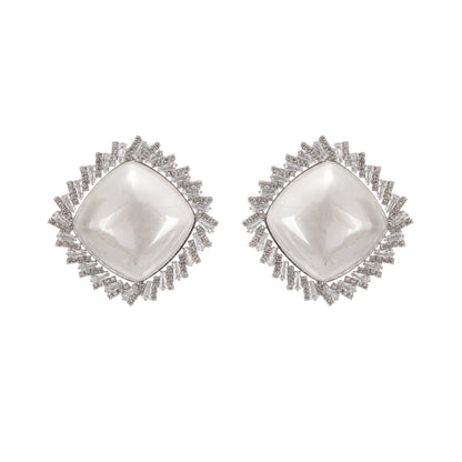 Marilyn crystal-embellished stud earring