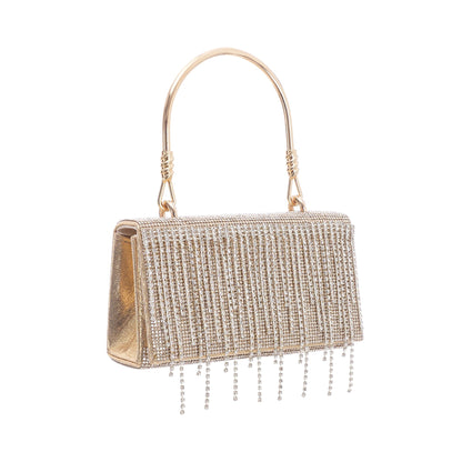 Chloé crystal-embellished fringe tote bag