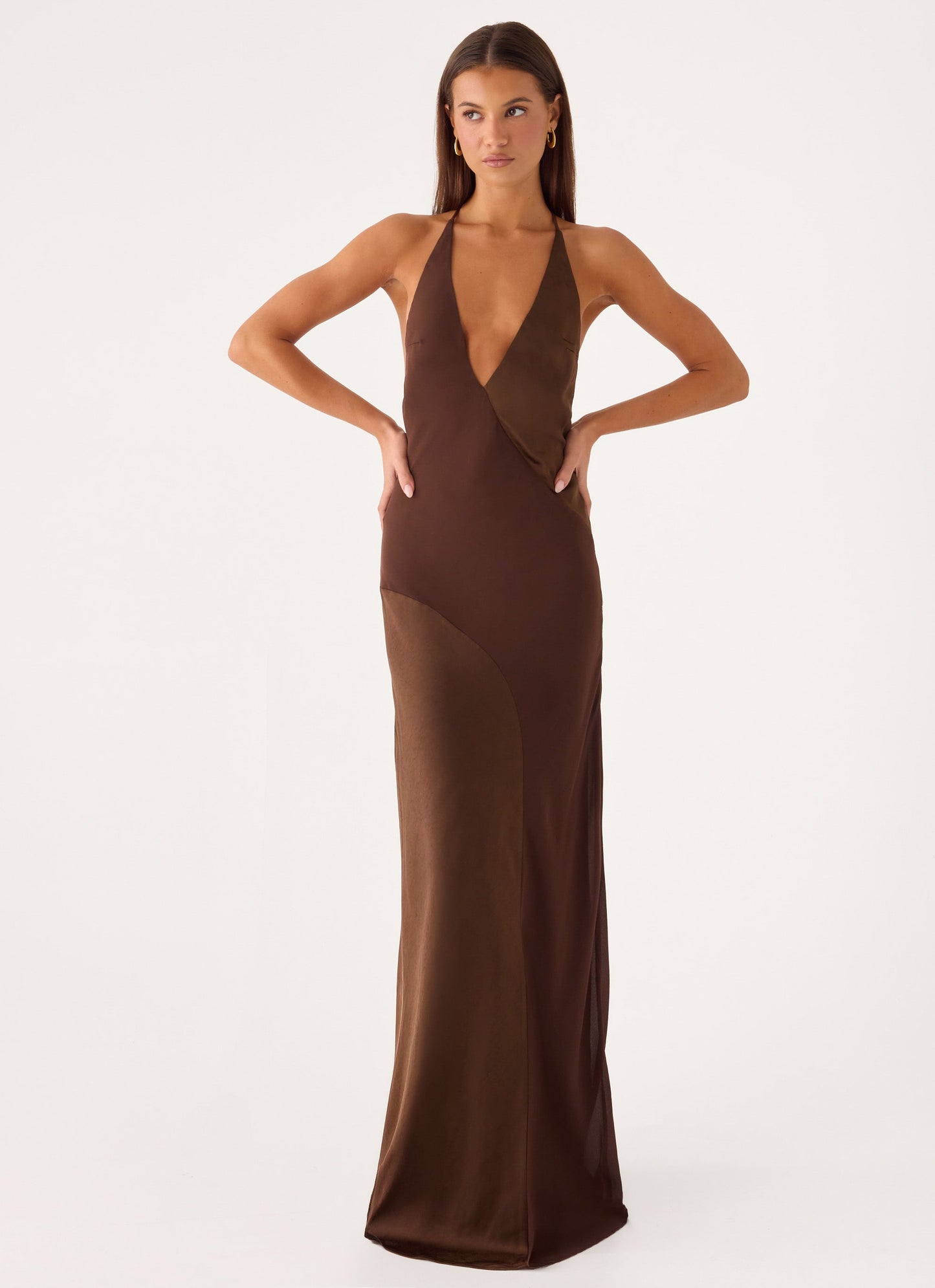 Ellopez Maxi Dress - Chocolate