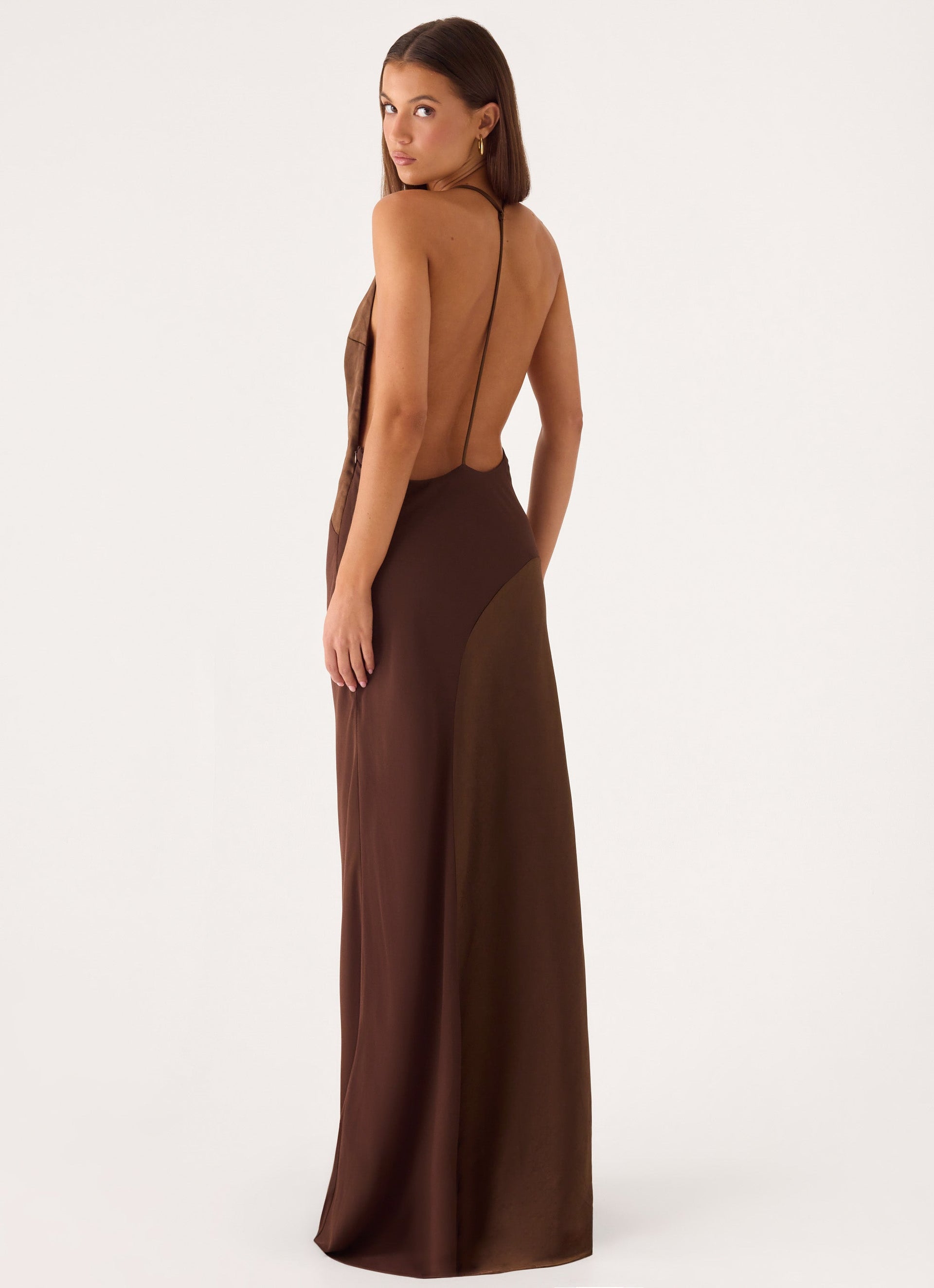 Ellopez Maxi Dress - Chocolate