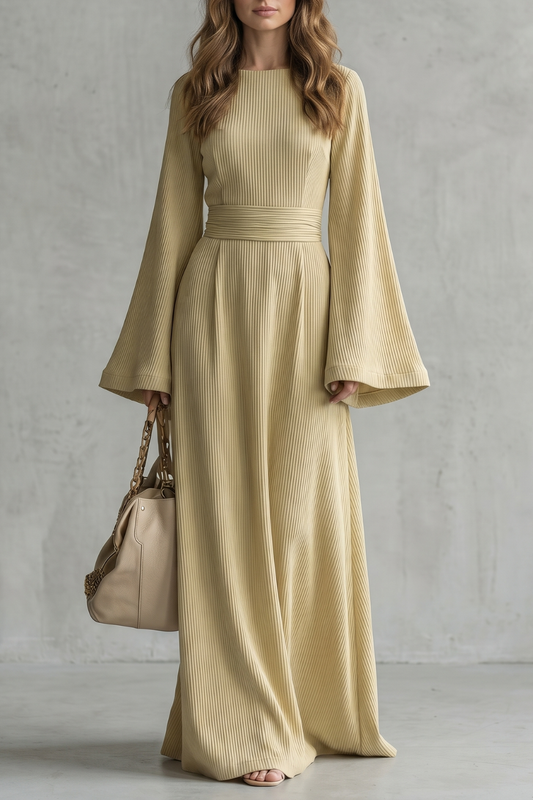 Elowen – Pleated grace elegance – Maxi dress