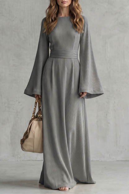 Elowen – Pleated grace elegance – Maxi dress