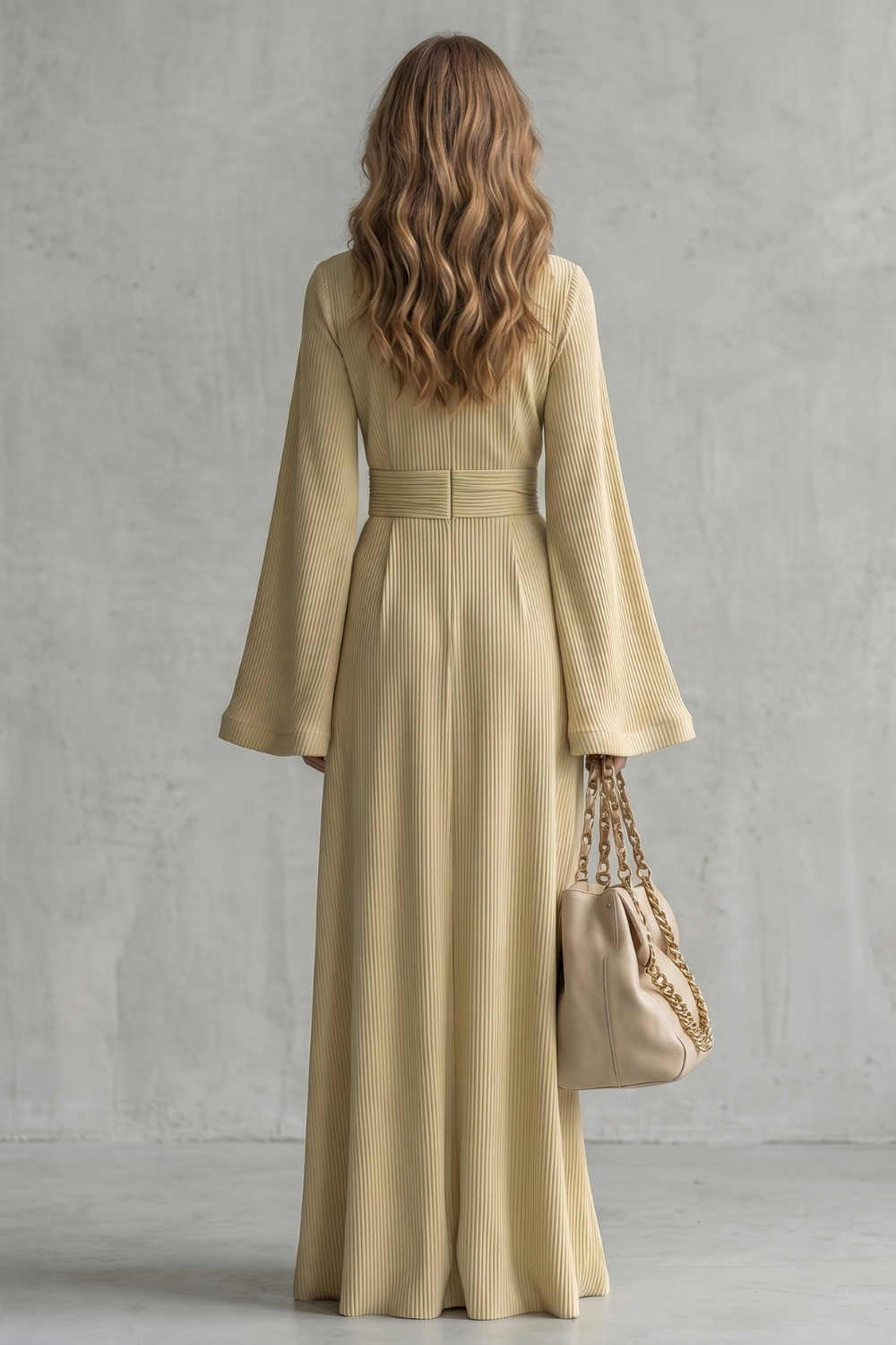 Elowen – Pleated grace elegance – Maxi dress