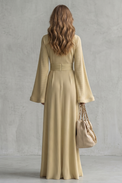 Elowen – Pleated grace elegance – Maxi dress