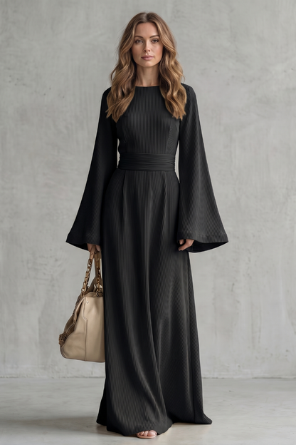 Elowen – Pleated grace elegance – Maxi dress