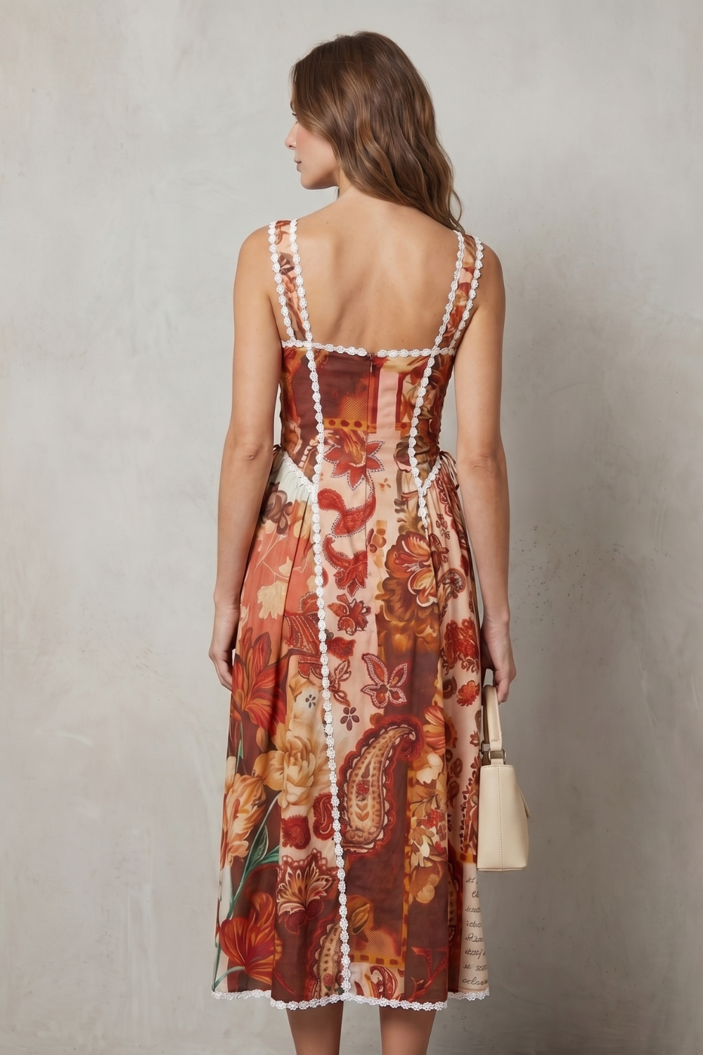 Floréva – Paisley floral charm – Midi dress