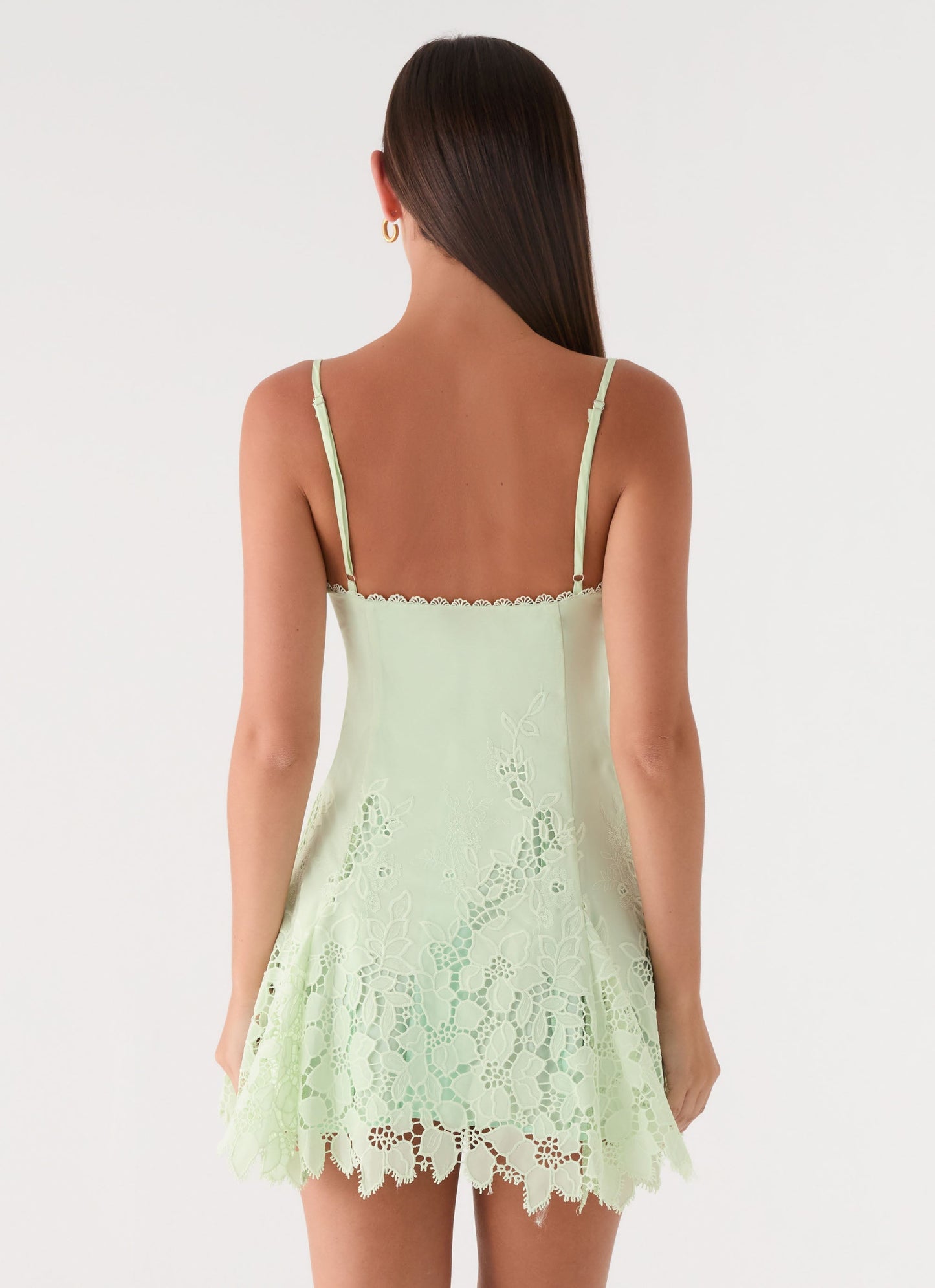 Florine Mini Dress - Pistachio