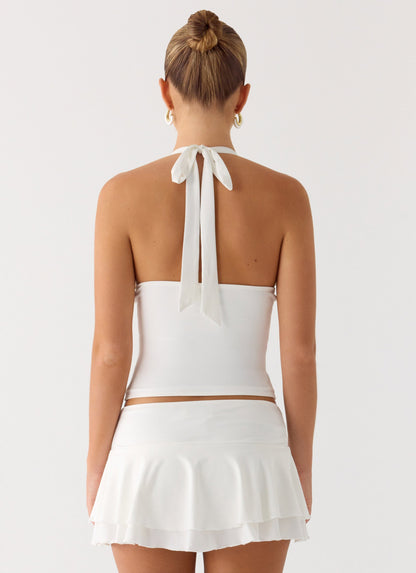 Illuminate Mini Skort - White