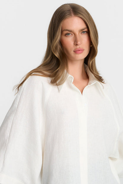 Miss Costa Off-White Shirt