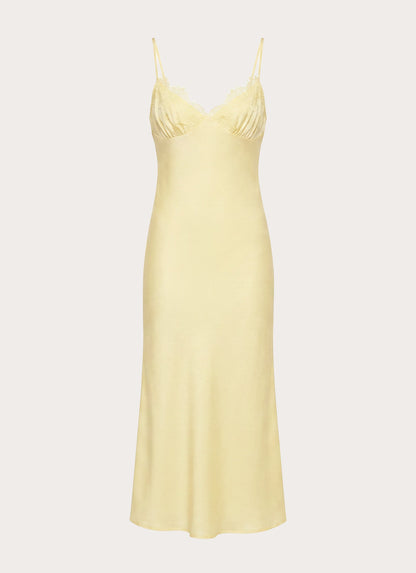 Lisette Midi Dress - Yellow