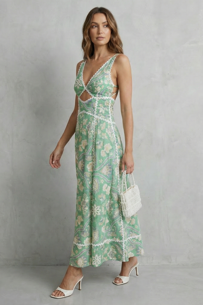Luminara – Artistic cutout elegance – Maxi dress