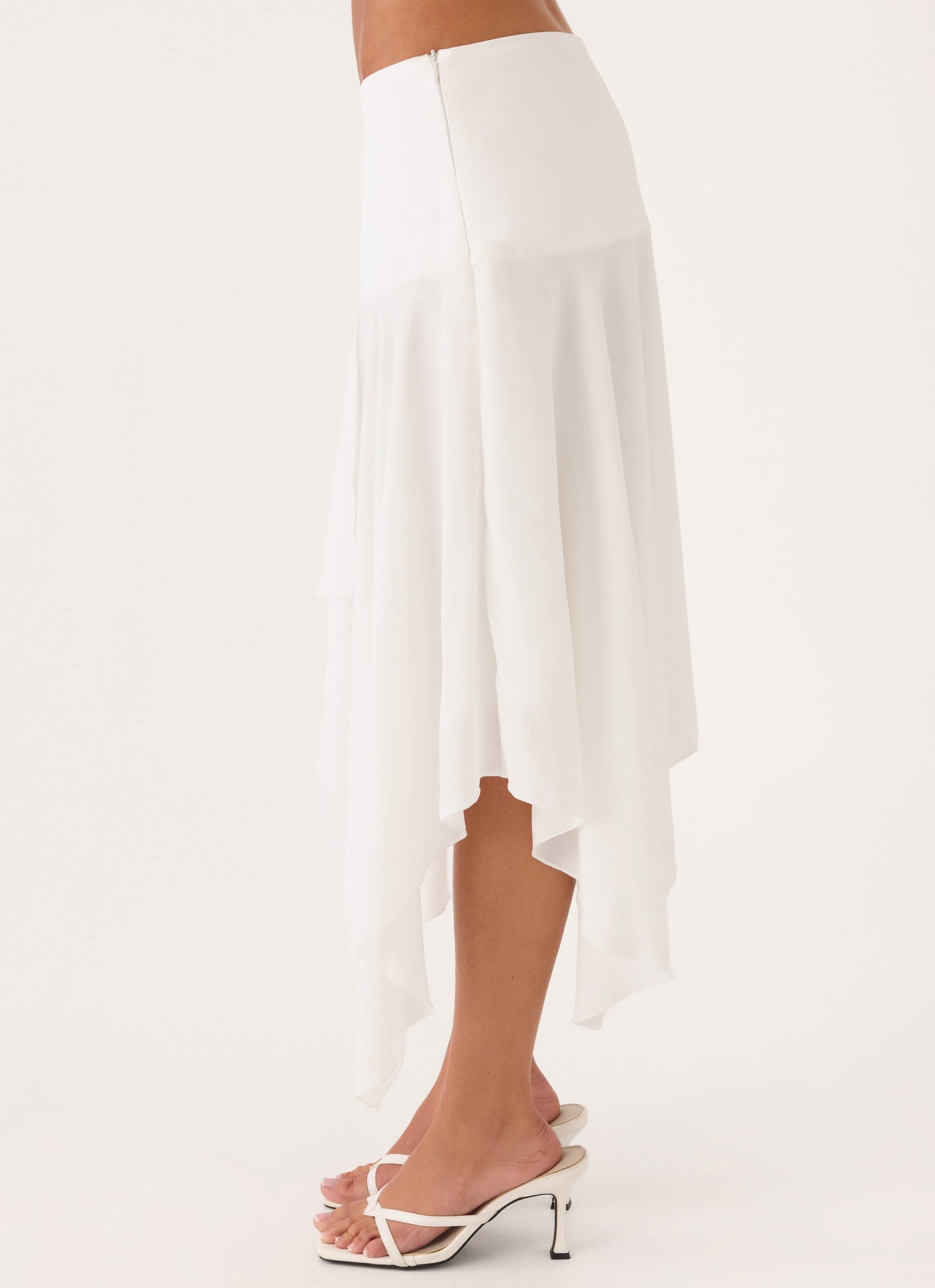 Madi Midi Skirt - White