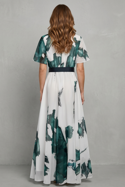 Marévelle – Watercolour print grace – Maxi dress