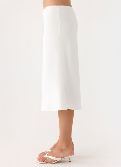 Marquas Midi Skirt - White