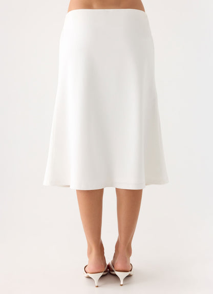 Marquas Midi Skirt - White