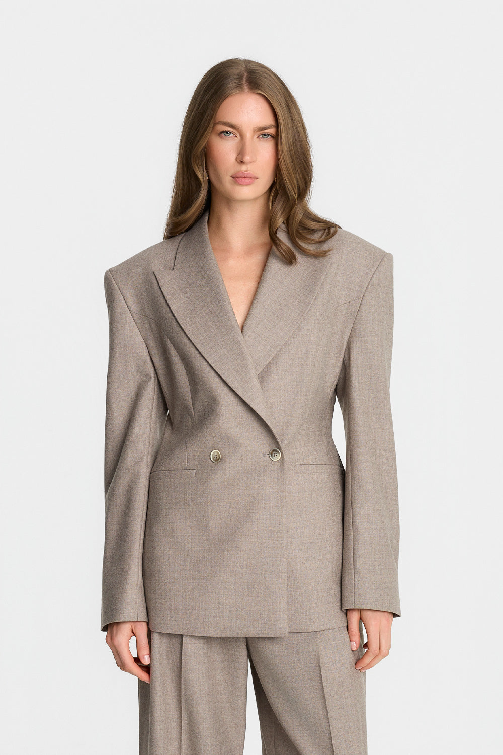 Miss Vienna Taupe Blazer