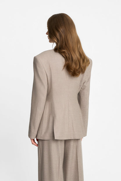 Miss Vienna Taupe Blazer