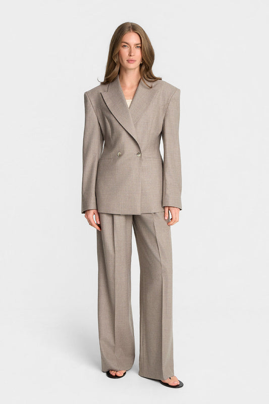Miss Vienna Taupe Blazer