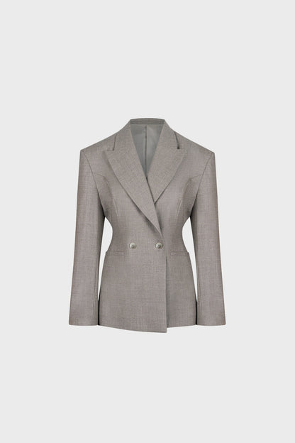 Miss Vienna Taupe Blazer