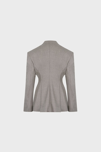 Miss Vienna Taupe Blazer
