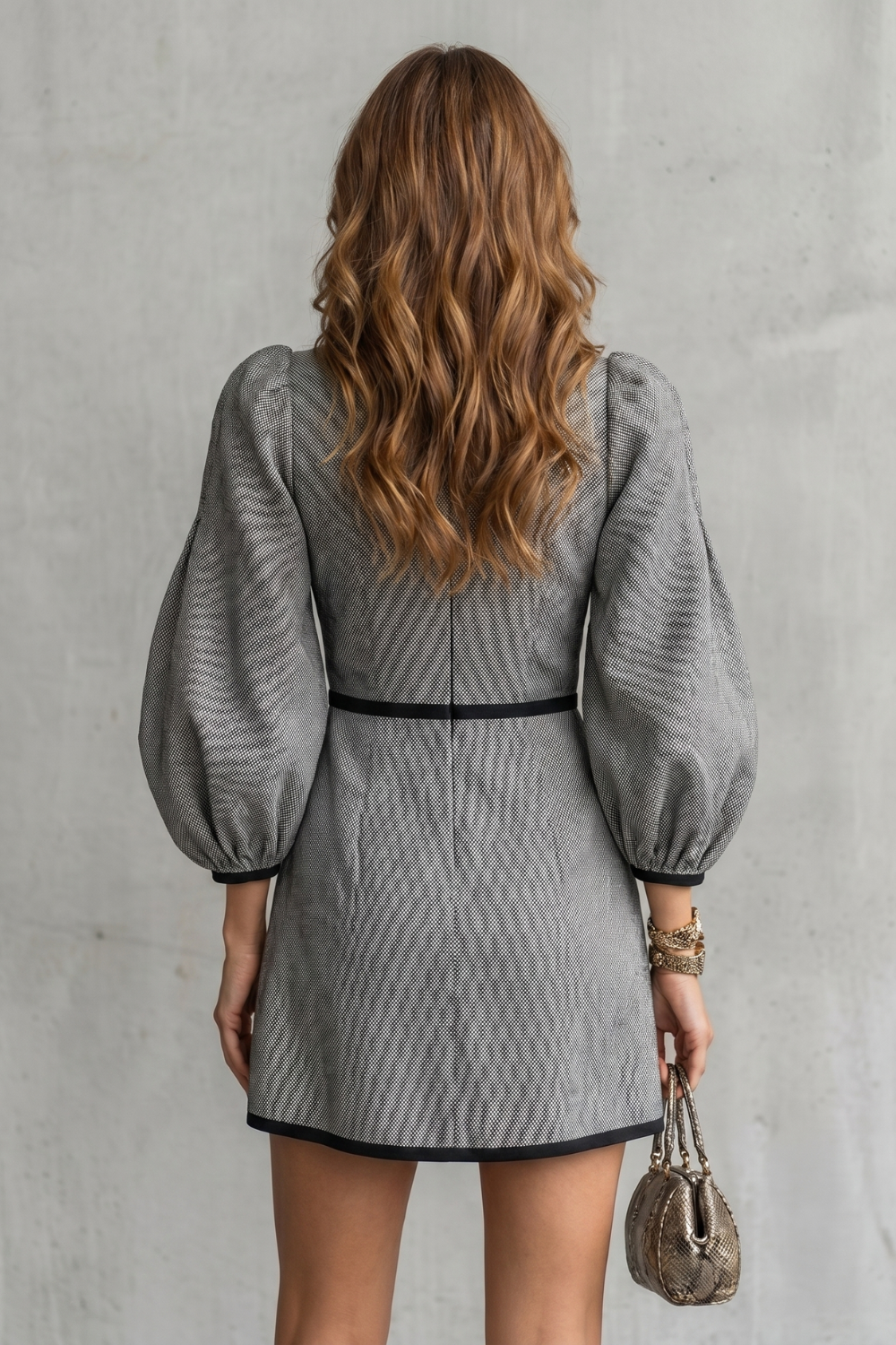 Montelisse – Parisian contrast elegance – Mini dress
