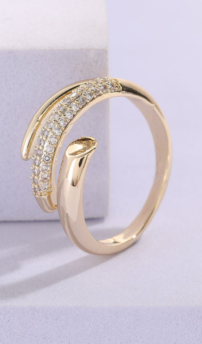 GOLD MULTILAYER DIAMOND RING