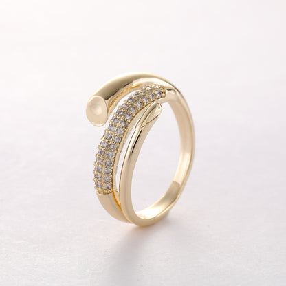 GOLD MULTILAYER DIAMOND RING