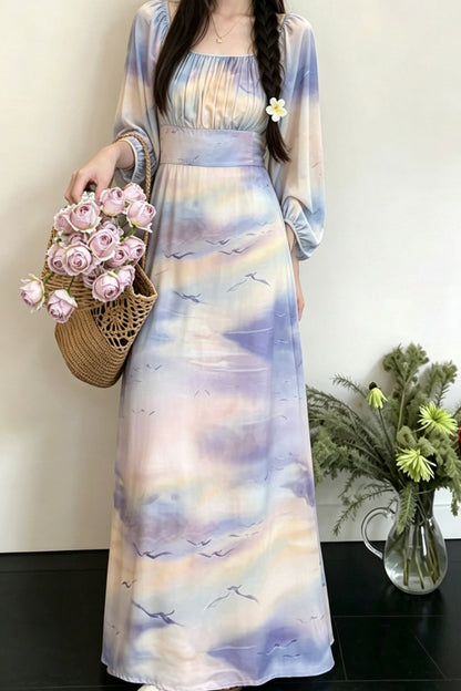 Breathable Two-Way Wear Eco Recycled Cotton Dress - gradient