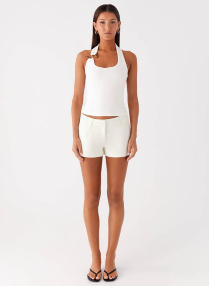 Oslo Mini Shorts - Ivory