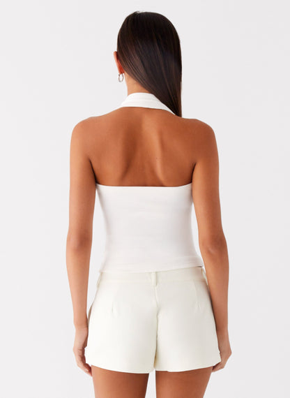 Oslo Mini Shorts - Ivory