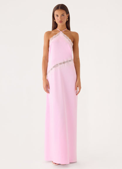 Orvian Maxi Dress - Pink