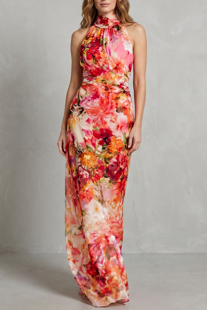 Rosavienne – Romantic floral allure – Maxi dress