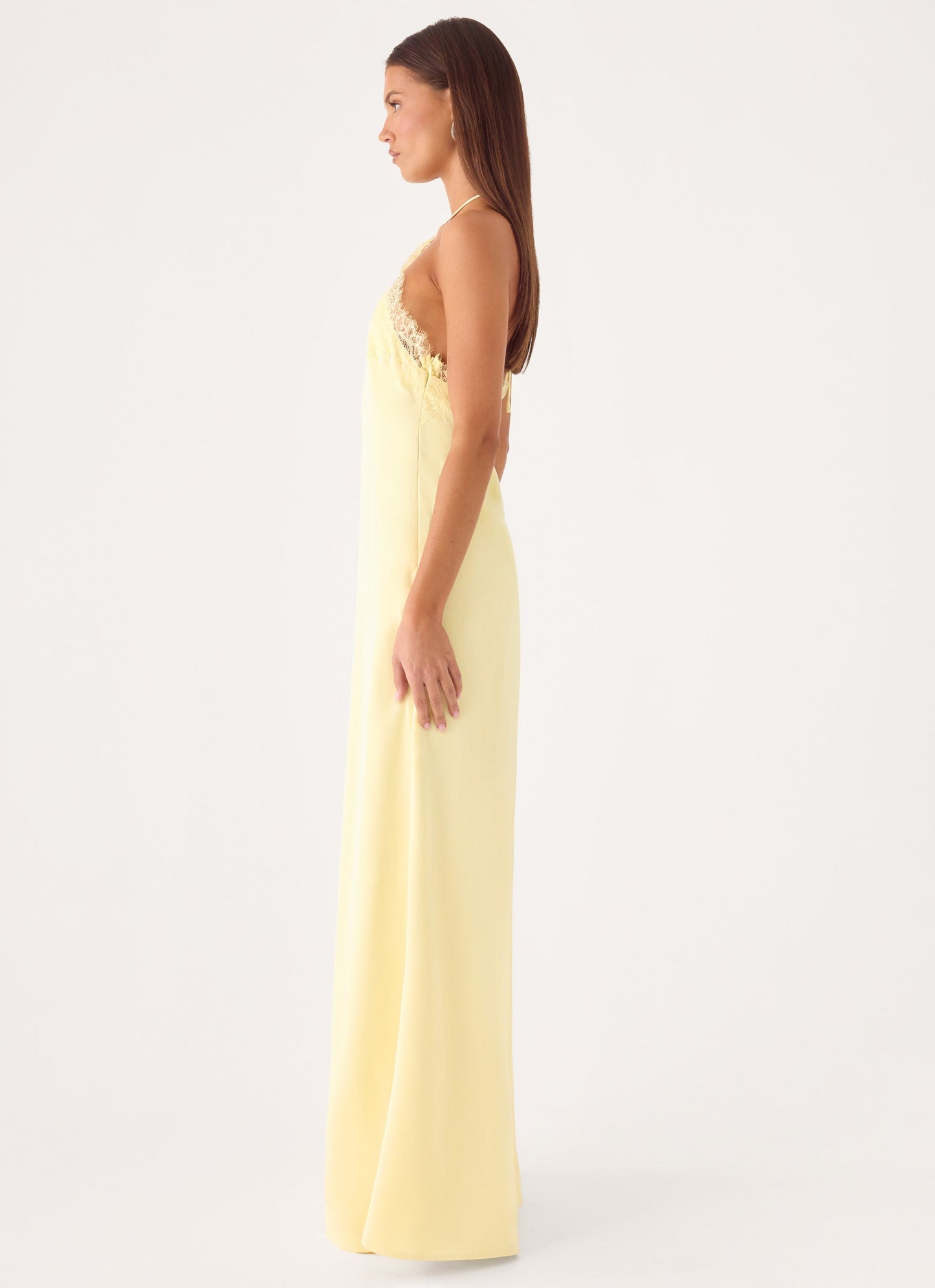 Samaria Halter Maxi Dress - Yellow
