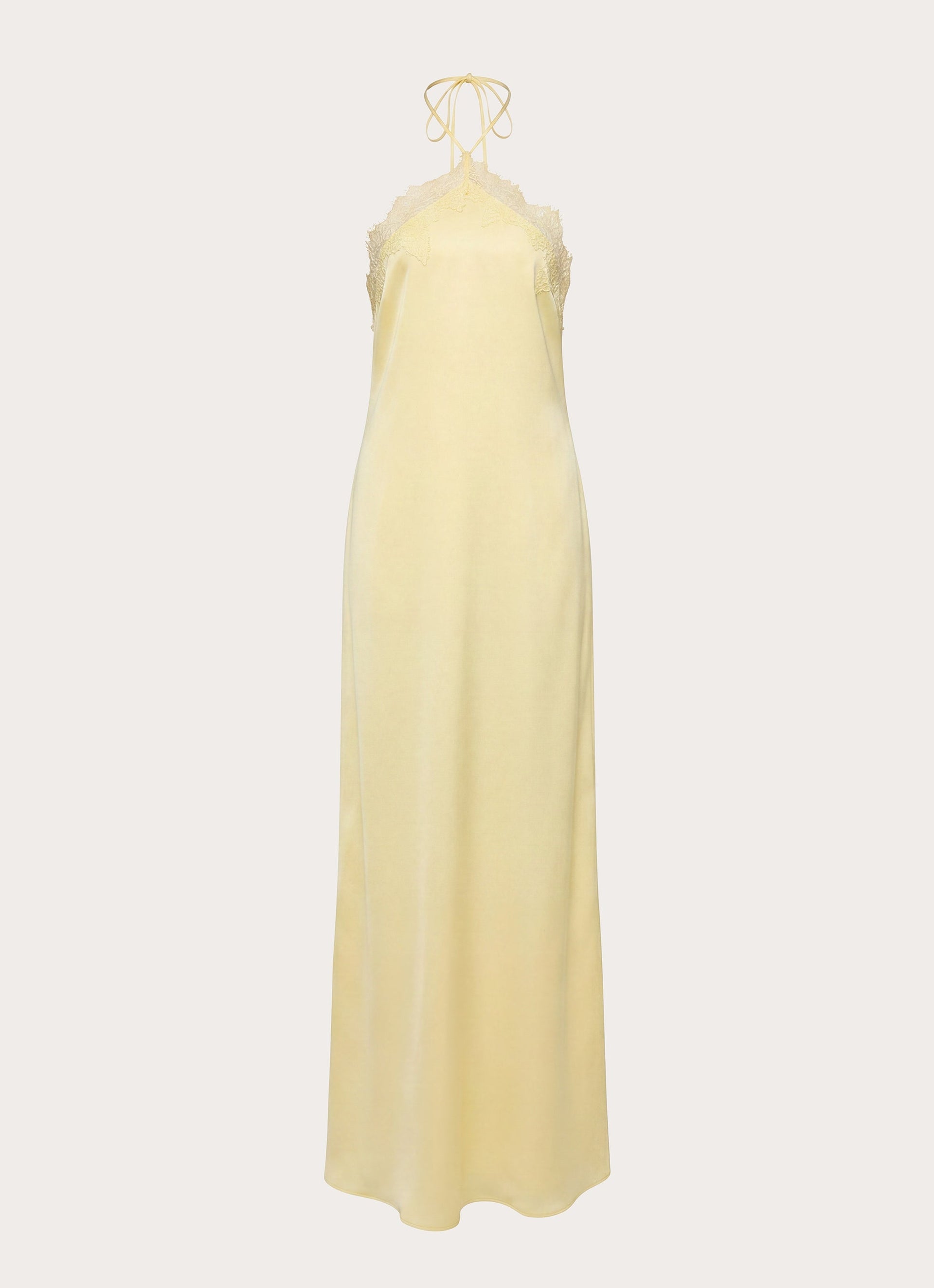 Samaria Halter Maxi Dress - Yellow