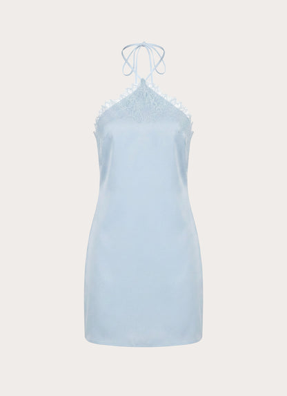 Samaria Halter Mini Dress - Mint
