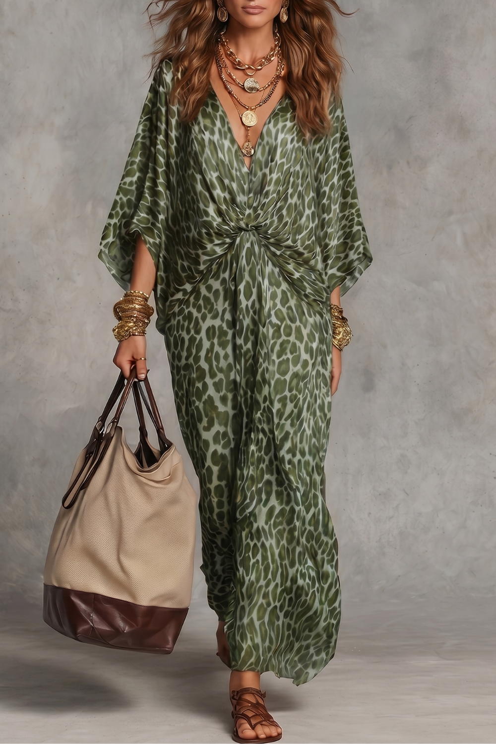 Savaréa – Wild elegance drape – Maxi dress
