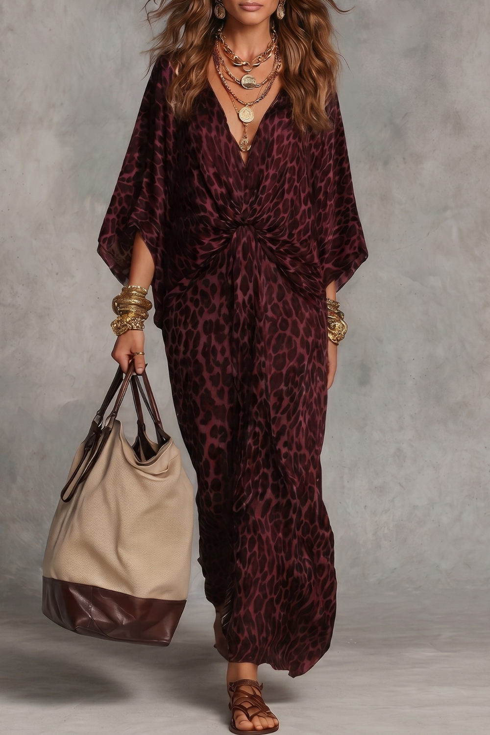 Savaréa – Wild elegance drape – Maxi dress