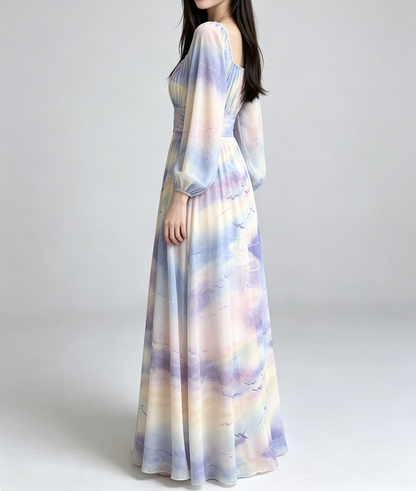 Breathable Two-Way Wear Eco Recycled Cotton Dress - gradient