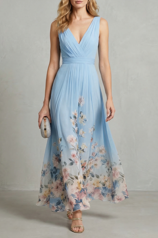 Serelisse – Romantic floral ombre – Maxi dress
