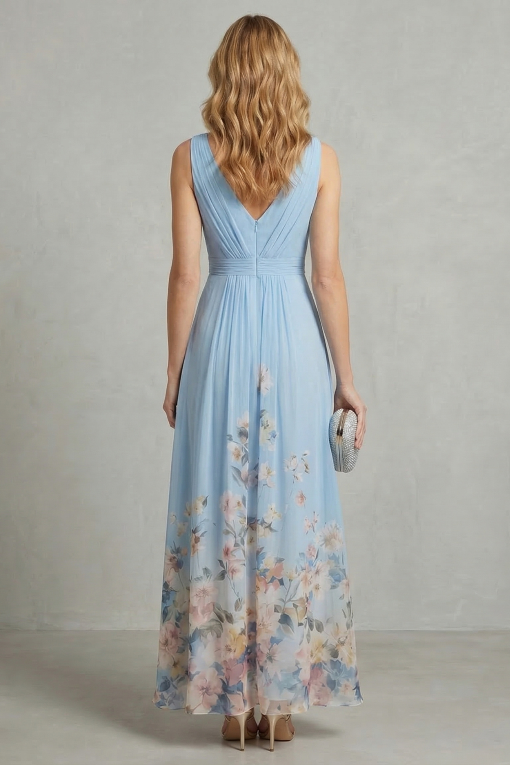 Serelisse – Romantic floral ombre – Maxi dress