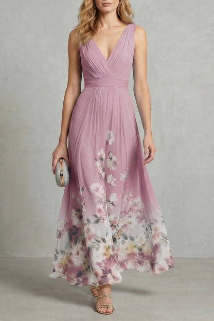Serelisse – Romantic floral ombre – Maxi dress