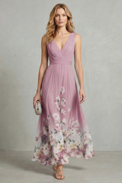 Serelisse – Romantic floral ombre – Maxi dress
