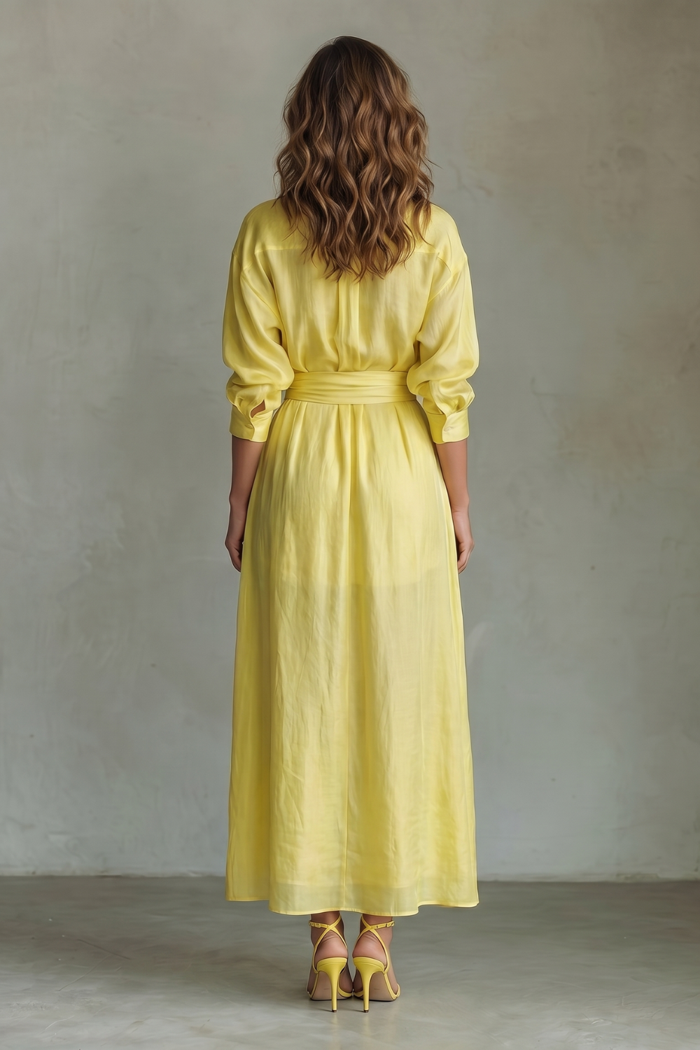 Solevera – Belted breezy elegance – Maxi dress