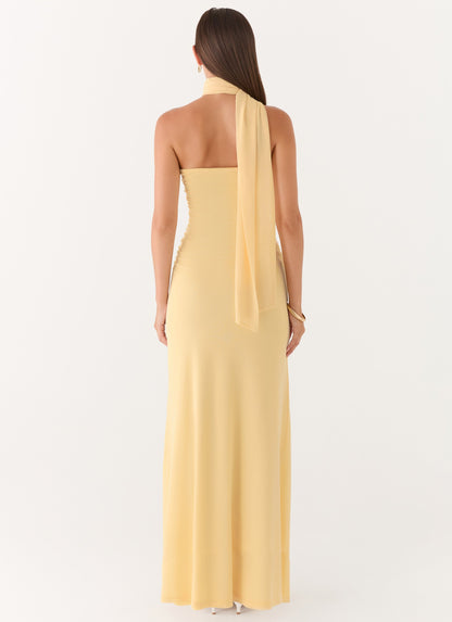Songbird Maxi Dress - Yellow