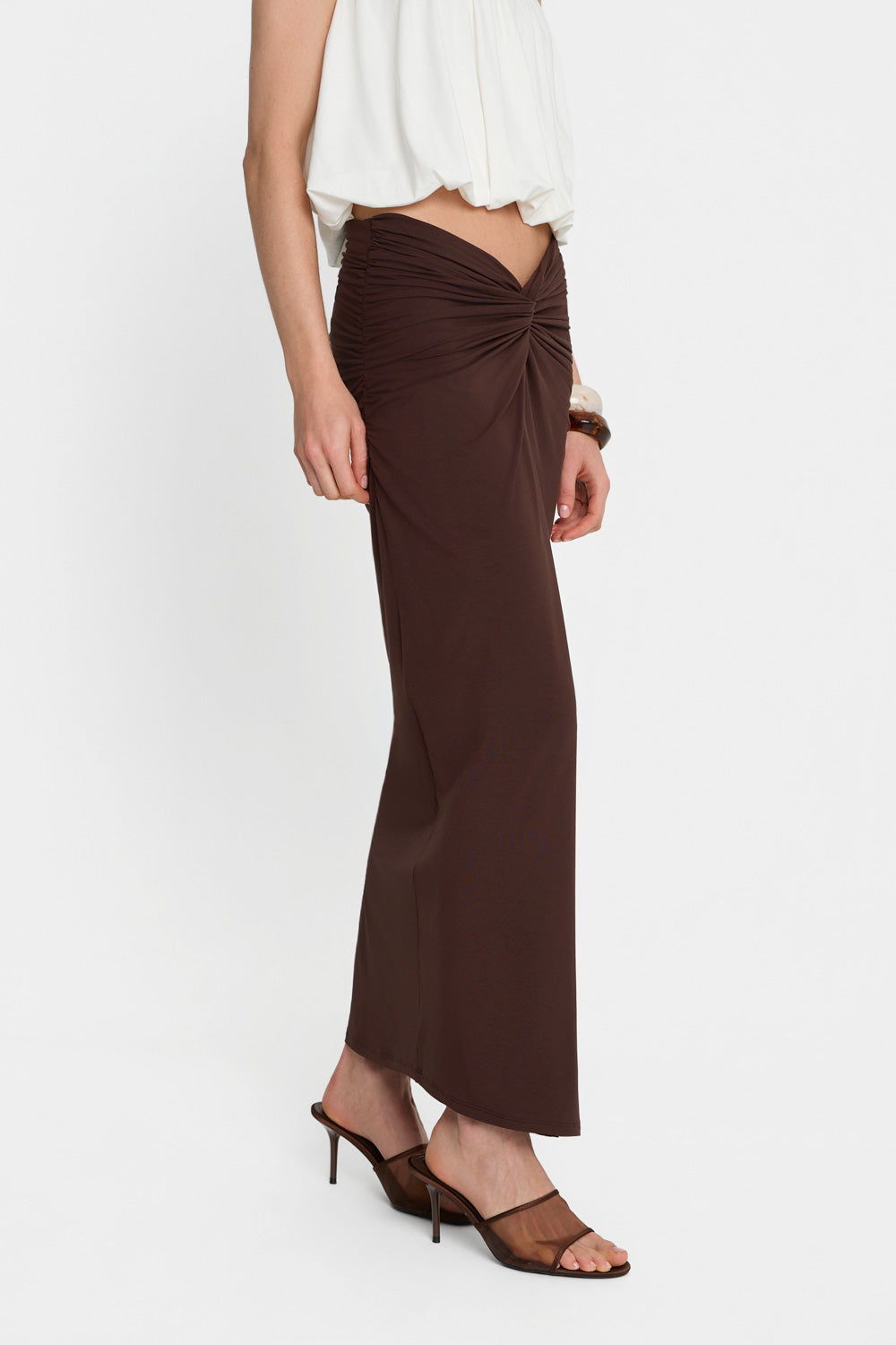 Miss Helia Chocolate Skirt