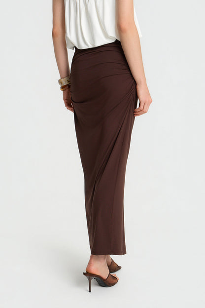 Miss Helia Chocolate Skirt