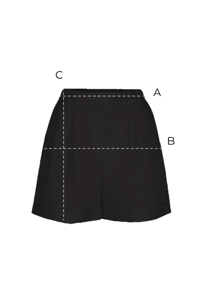 Miss Costa Black Shorts