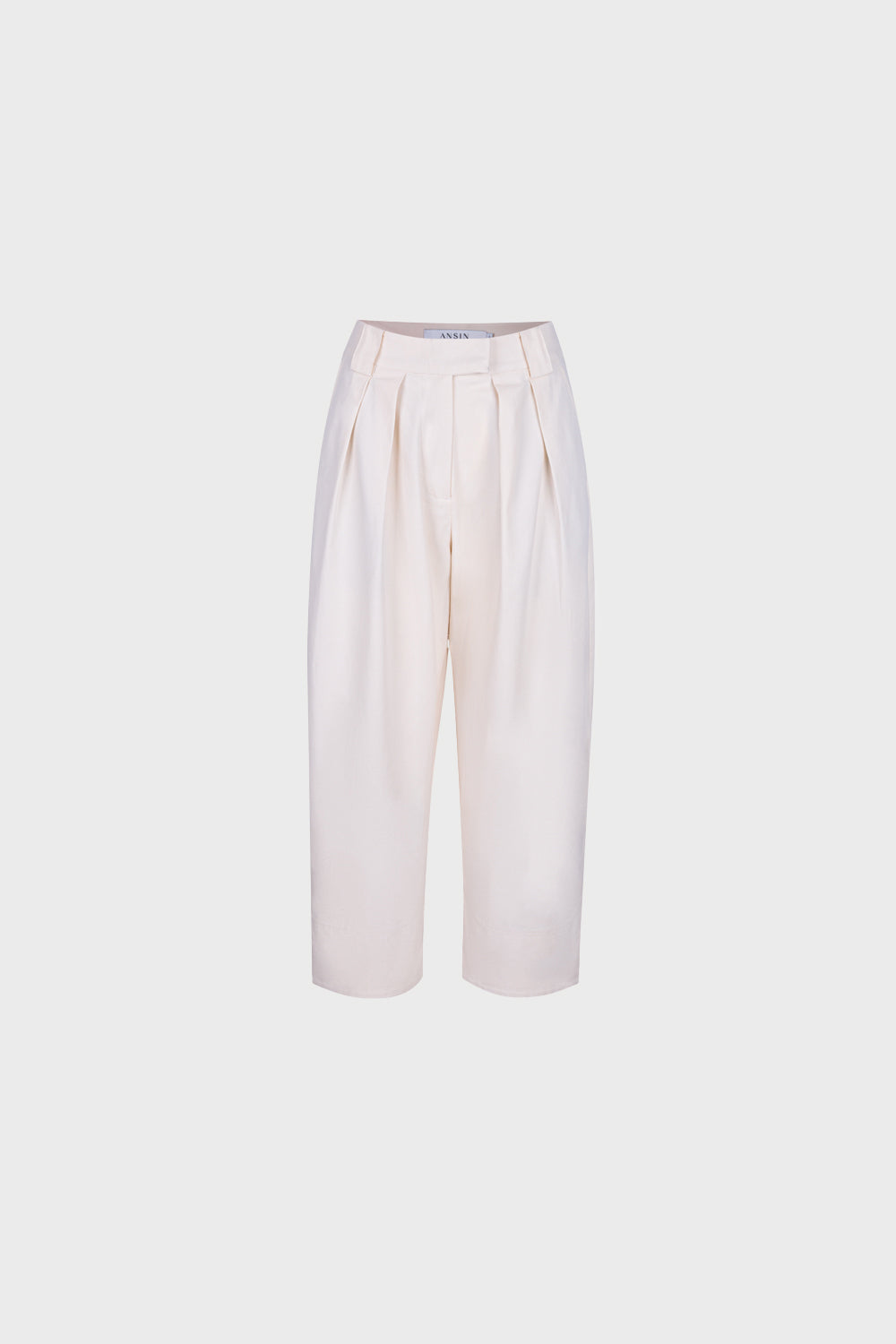 Miss Elan Creme Trousers