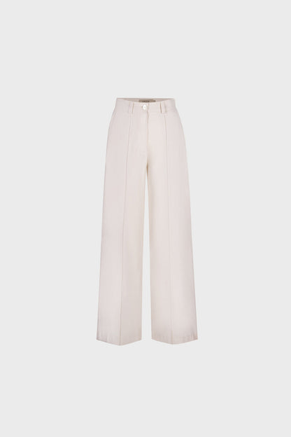 Miss Etoile Cream Trousers
