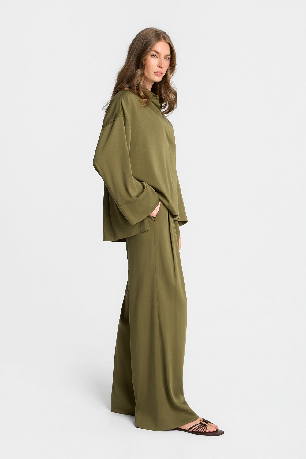 Miss Suri Olive Trousers